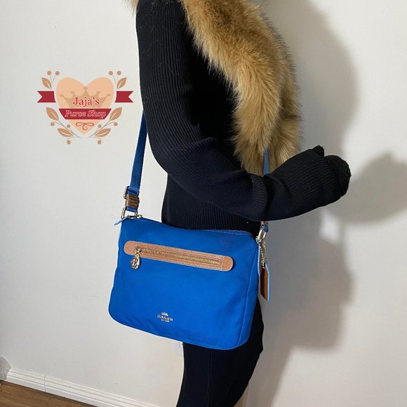 💙Coach Fabric-Polyester W/ Leather Bag💙 - Picture 12 of 16